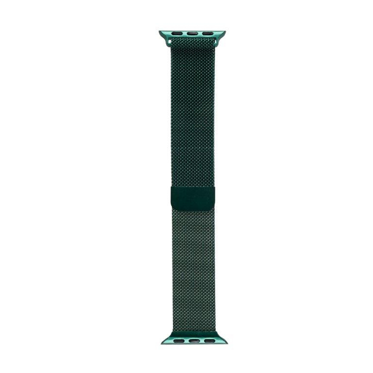 Ремешок для Apple watch 38/40/41mm Milanese loop Зелёный (Green)
