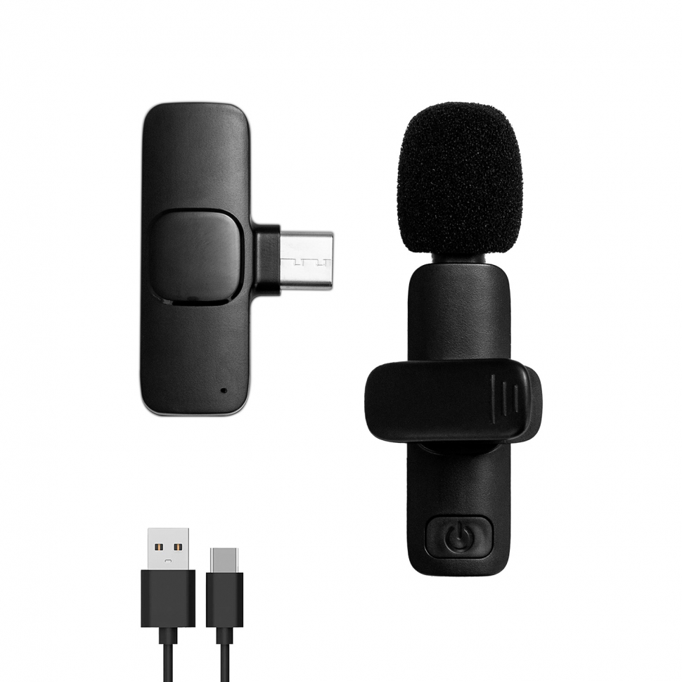 Микрофон беспроводной Type-C K8 (100шт/кор)