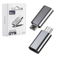 *Переходник Lightning на Micro USB P-07 ISA