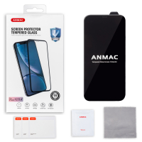 Защитное стекло iP 12 Mini 3D ANMAC черный усиленное  Арт.1137321