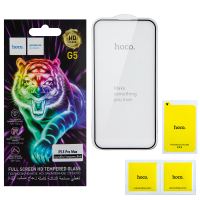 Защитное стекло iPhone 15 Pro Max Full Screen G5 black HOCO тонкая рамка
