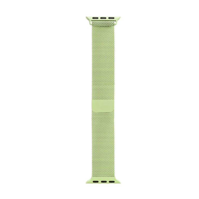Ремешок для Apple watch 38/40/41mm Milanese loop Мятно-зелёный (Mint green)
