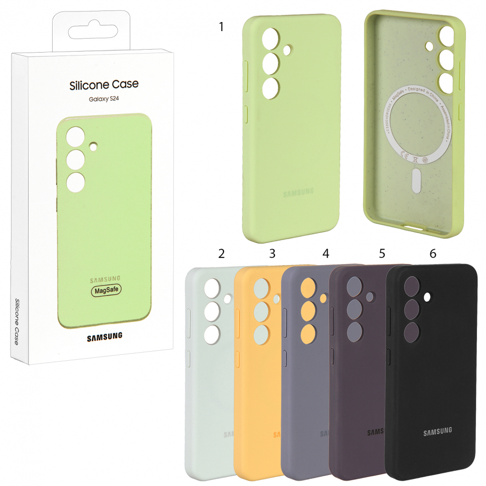 Чехол Samsung S24 Silicone Case c Magsafe