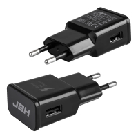 Переходник СЗУ на USB 2A S6 2.0 JBH черный (500шт/кор)