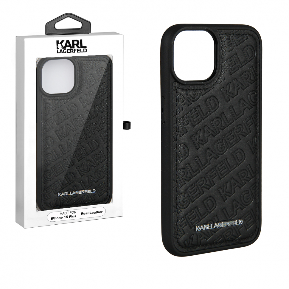 Чехол iPhone 15 Plus KARL LAGERFELD PQKPM