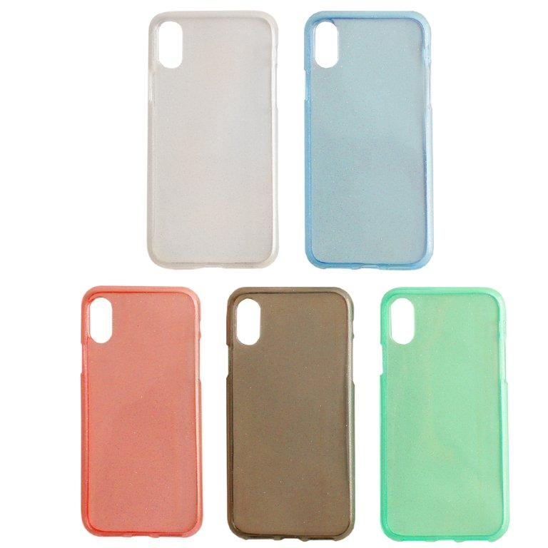 Чехол iPhone XS TPU с блеском