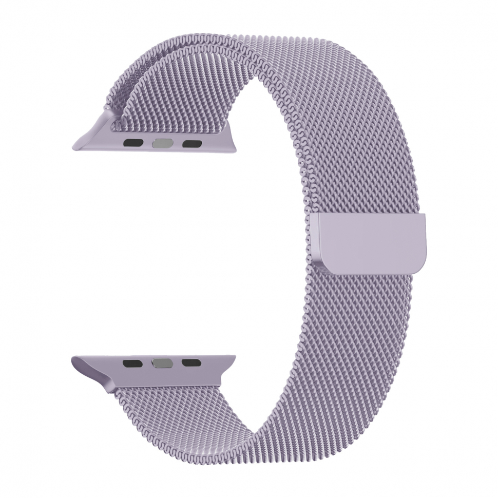 Ремешок для Apple watch 38/40/41mm Milanese loop Нежно-фиолетовый (Light purle)