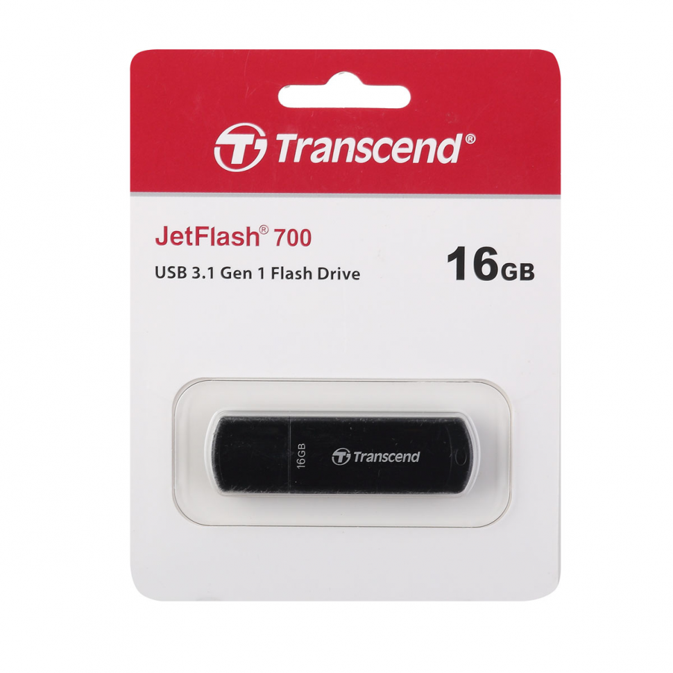 USB накопитель 16 GB Transend 700 чёрный 3.0