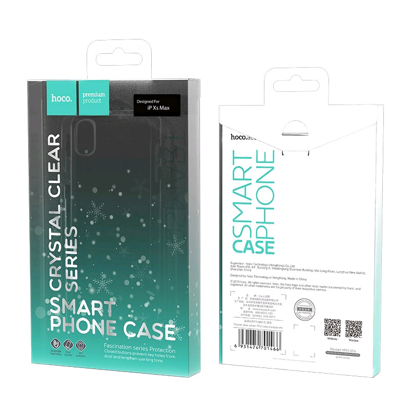 Чехол iPhone XS Max Crystal Clear HOCO прозрачный