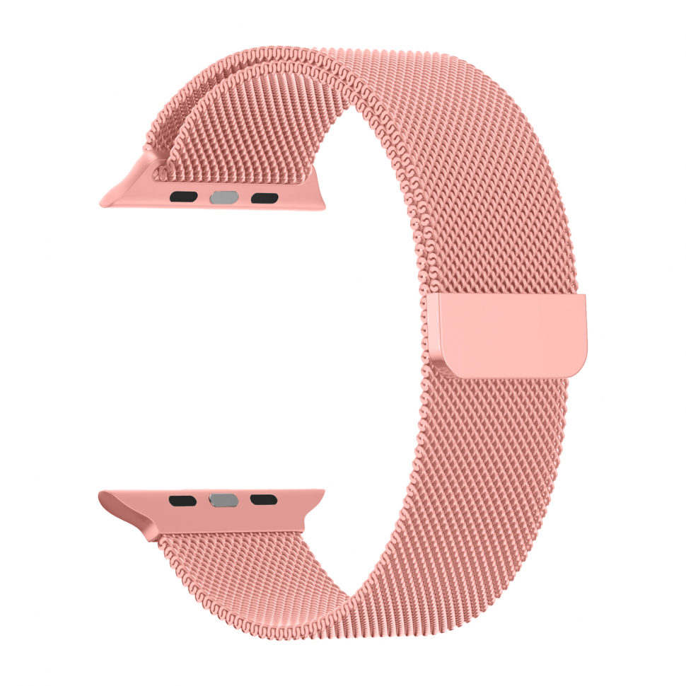 Ремешок для Apple watch 38/40/41mm Milanese loop Розовый (Pink)