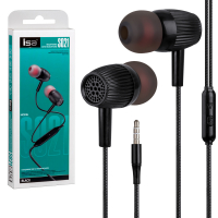 Наушники ISA S021 с микрофоном черные