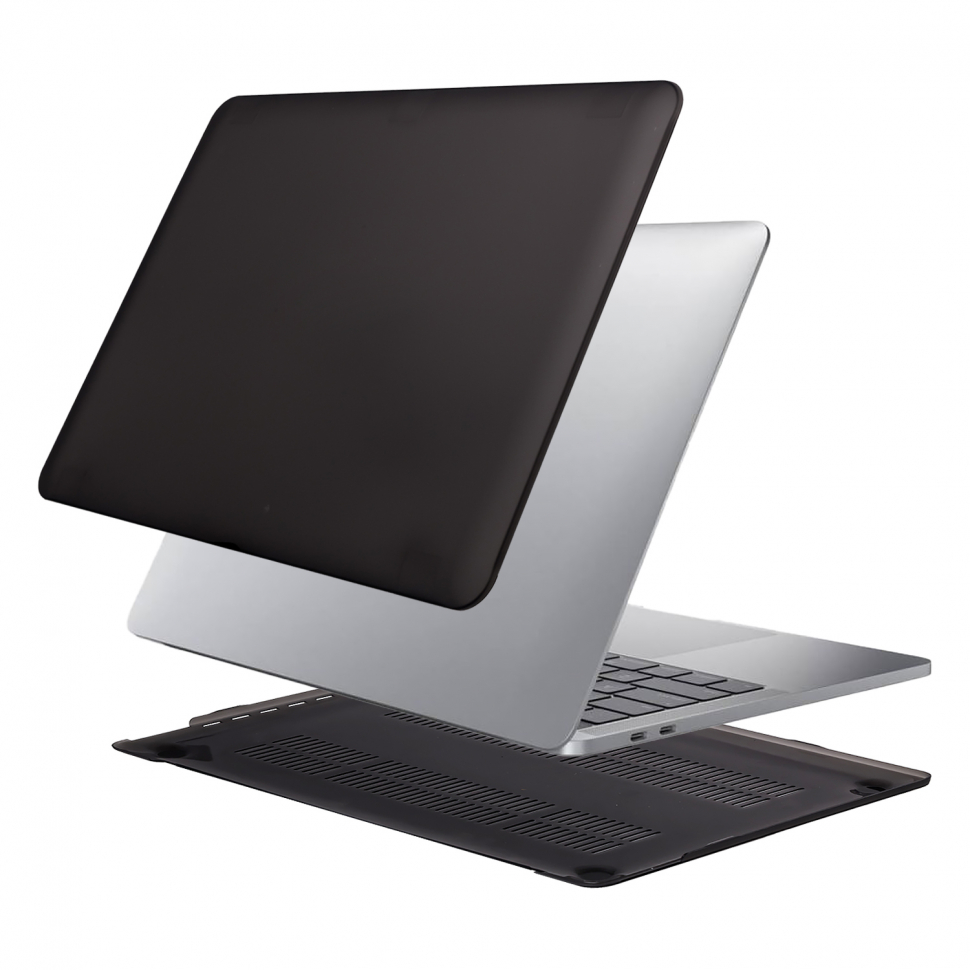 Чехол Macbook Pro 16 (2019) матовый черный (A2141)