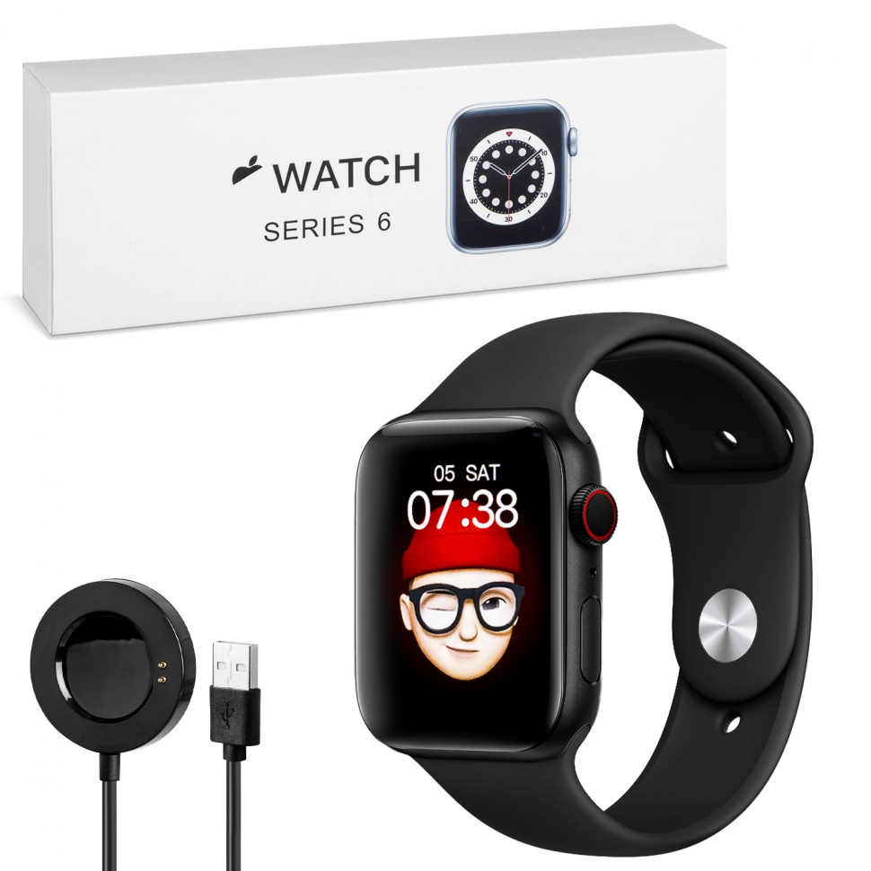 Фитнес-браслет Apple Watch 6 Черный