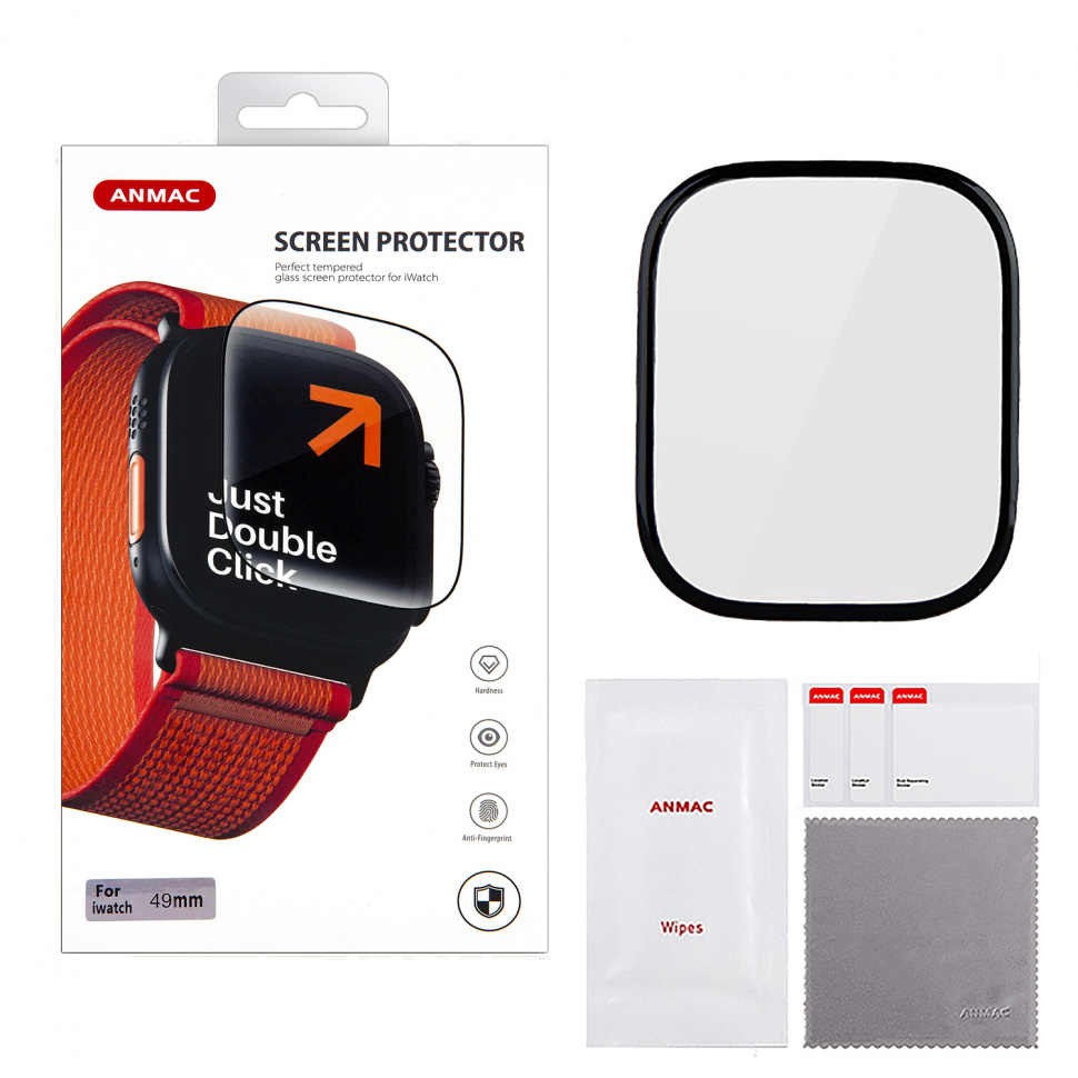 Защитная пленка Apple Watch 49mm ANMAC черное Арт.1137391