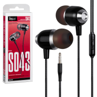 Наушники ISA S43 с микрофоном черные