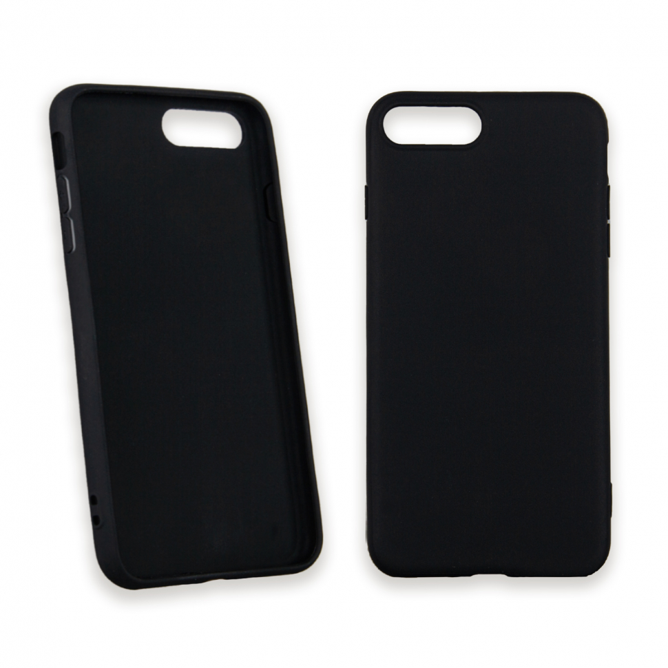 Чехол iPhone 8 Plus matte 1.3mm G158 черный (без обмена и возврата)