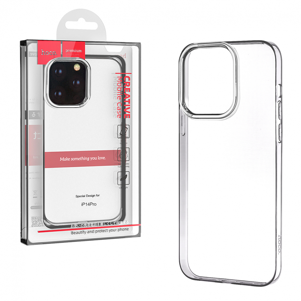 Чехол iPhone 14 Pro (6.1) Hoco TPU прозрачный