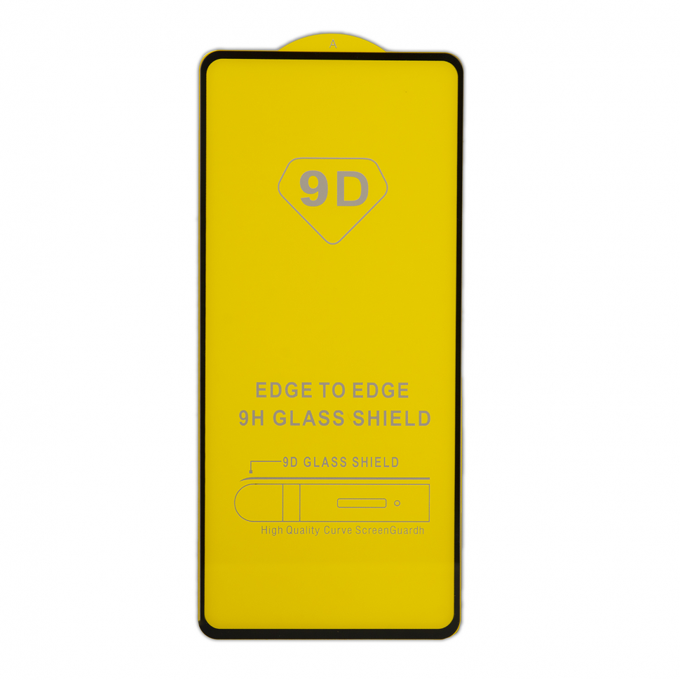 Защитное стекло Xiaomi Mi 11T Pro с рамкой 9H Full Glue без упаковки (25 шт./уп.)