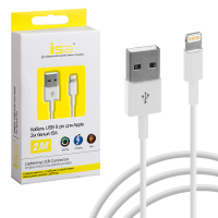 Кабель USB на Lightning 2m ISA белый