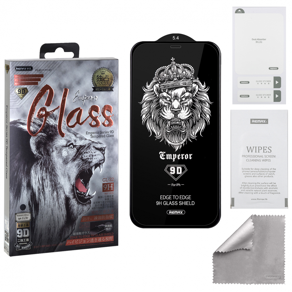 Защитное стекло iPhone 12 Mini 9D Emperor Series GL-32 REMAX