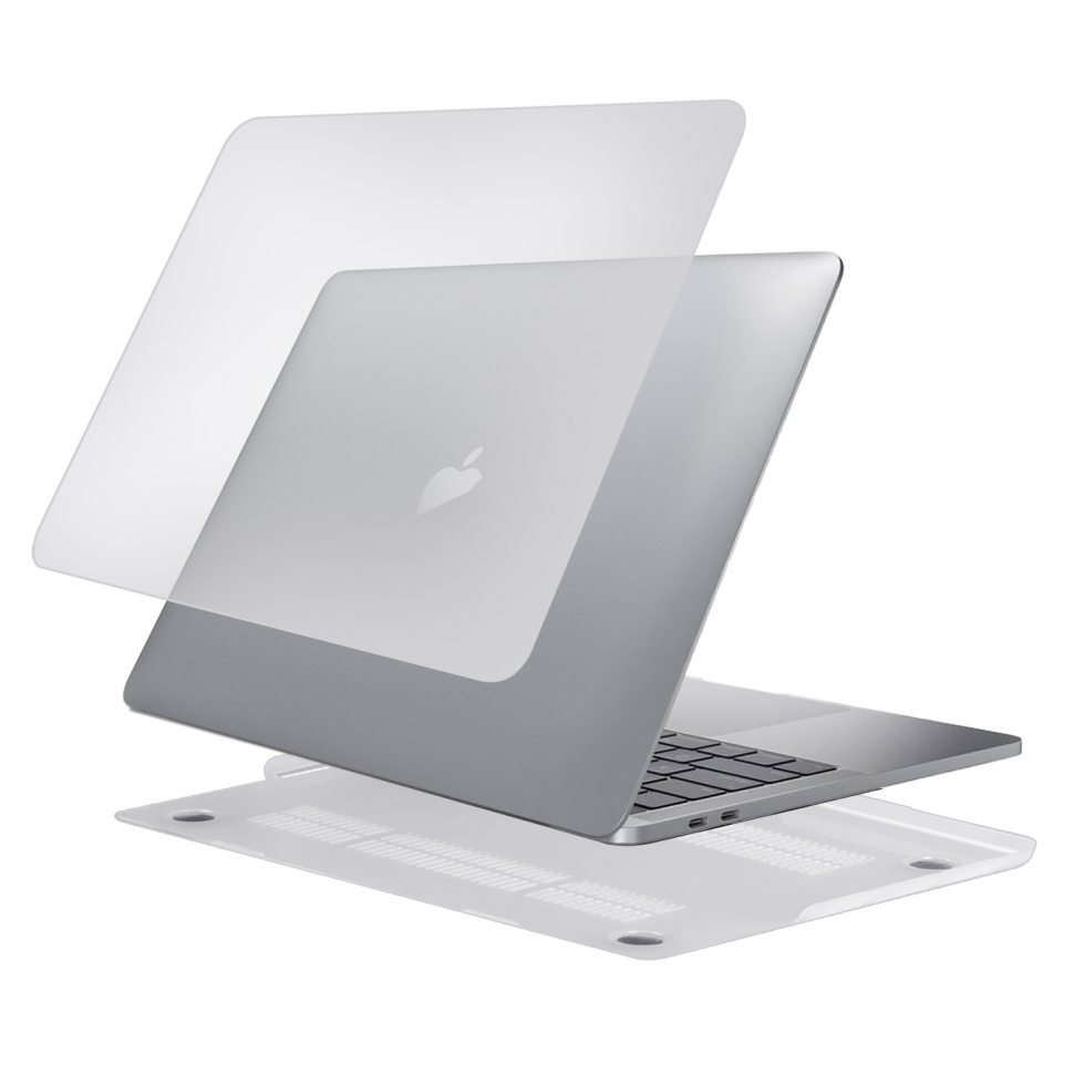 Чехол Macbook Pro 16 (2021) матовый прозрачный (A2485/A2780)