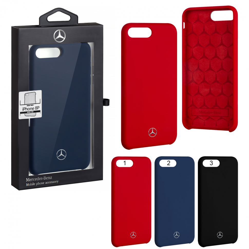 Чехол iPhone 8 Plus Mercedes-Benz Silicone Case