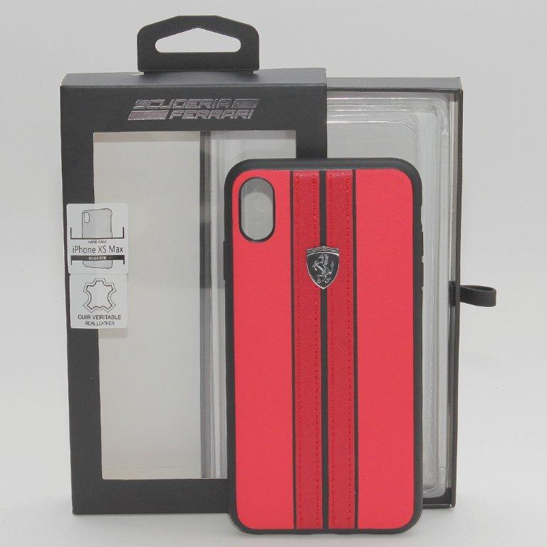 Чехол iPhone XS MAX Ferrari UR КРАСНЫЙ