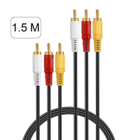Кабель 3RCA-3RCA 1.5M (250шт/кор)