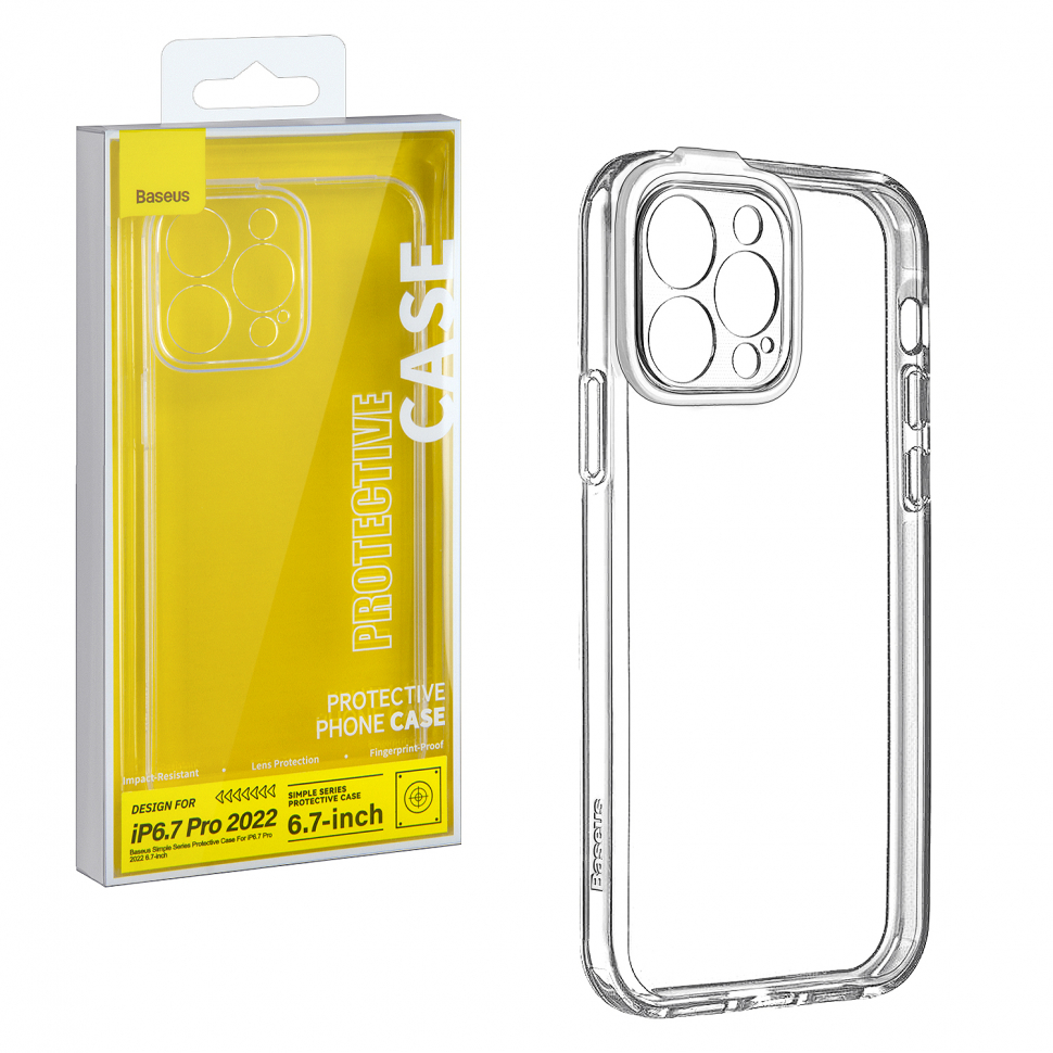 Чехол iPhone 14 Pro Max (6.7) Simple Case Baseus прозрачный