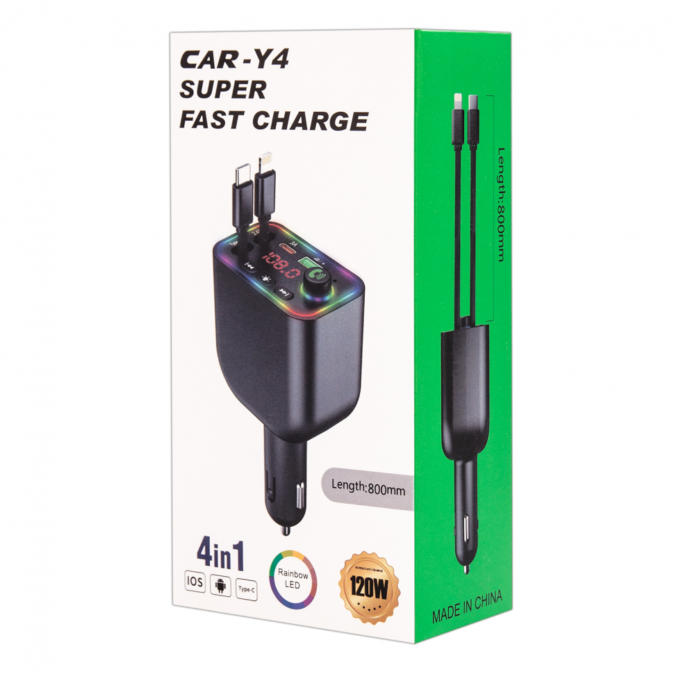 FM-Bluetooth модулятор CAR-Y4 4 IN 1