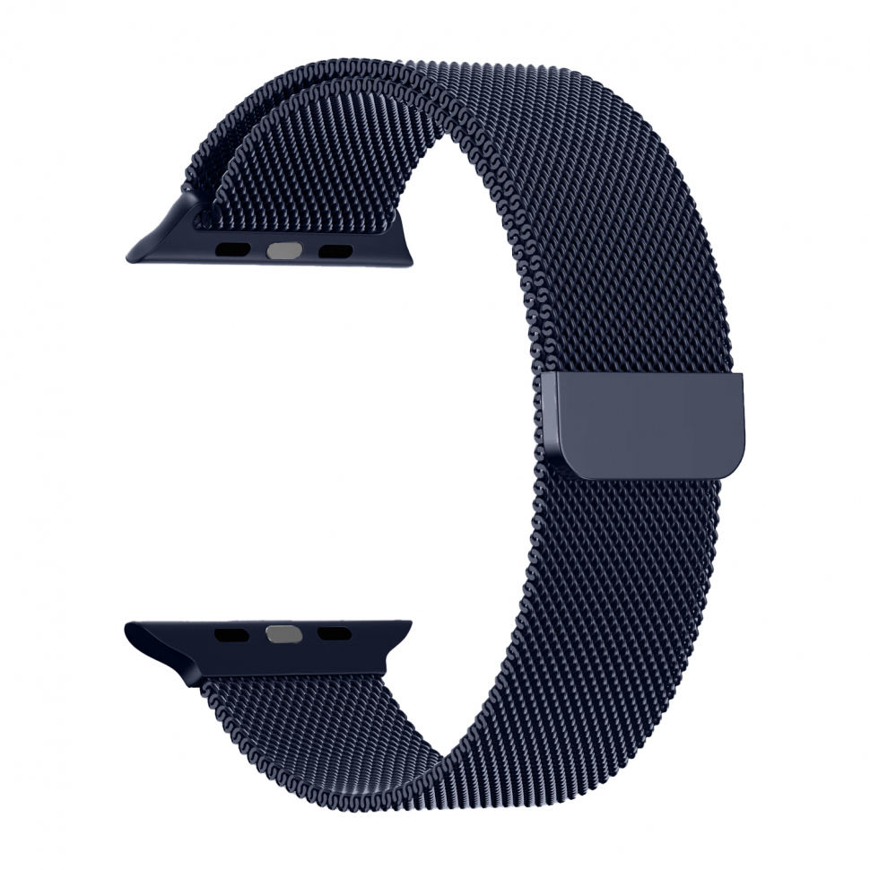 Ремешок для Apple watch 38/40/41mm Milanese loop Тёмно-синий (Midnight blue)