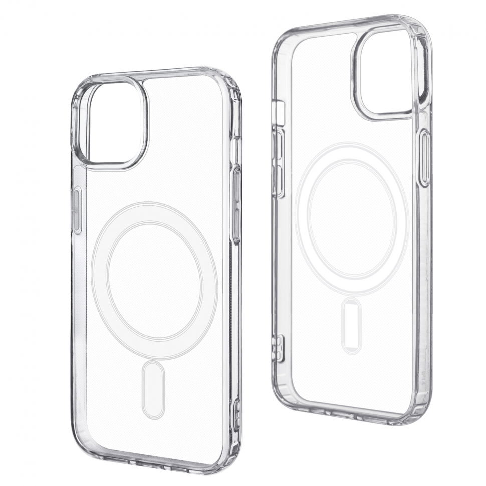 Чехол iPhone 15 Plus Clear Case (MagSafe) в пакетике