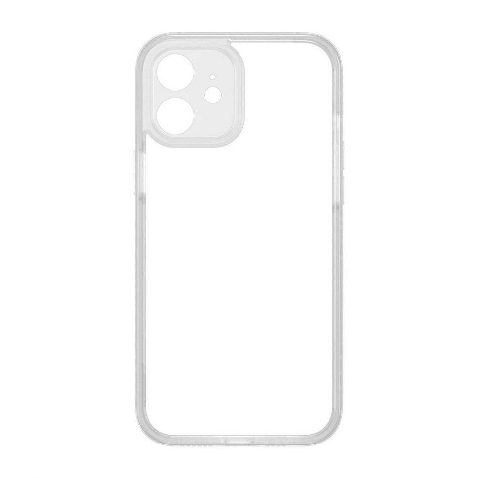 Чехол iPhone 12 (6.1) Baseus с усиленым бампером и камерой прозрачный