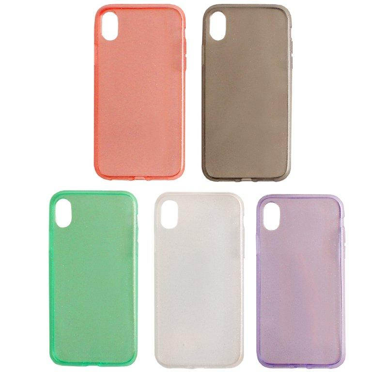 Чехол iPhone XR TPU с блеском