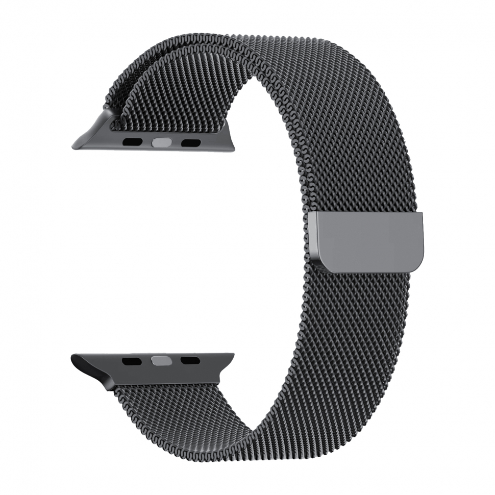 Ремешок для Apple watch 42/44/45/49mm Milanese loop Серый (Gray)