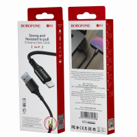 *Кабель BX54 USB Lightning 1M 2,4A Borofone черный