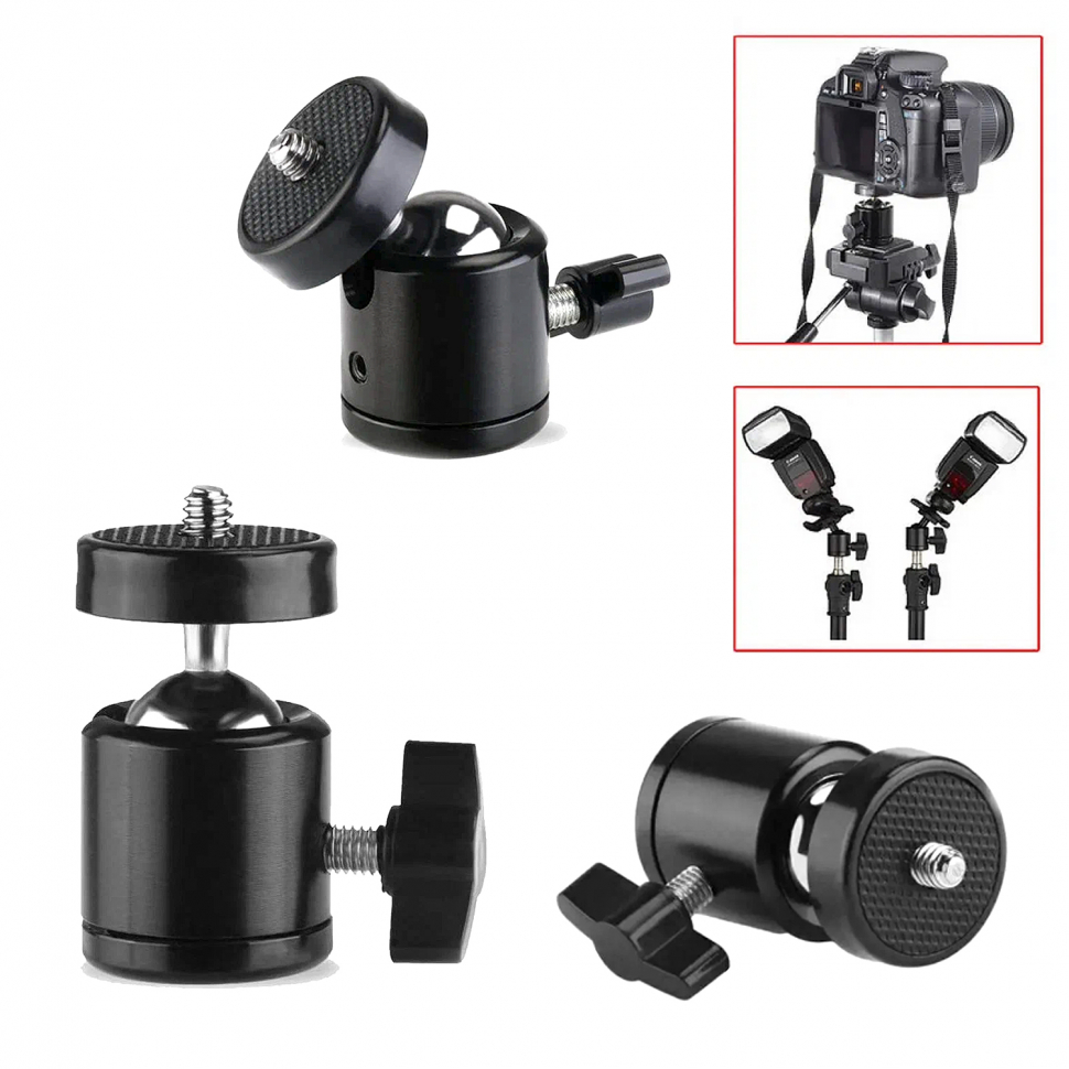 Переходник для крепления селфи-кольца к штативу 360° HM-01 ISA (200 шт./кор)