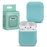 Чехол Airpods 1/2 Silicone Coast Blue #13