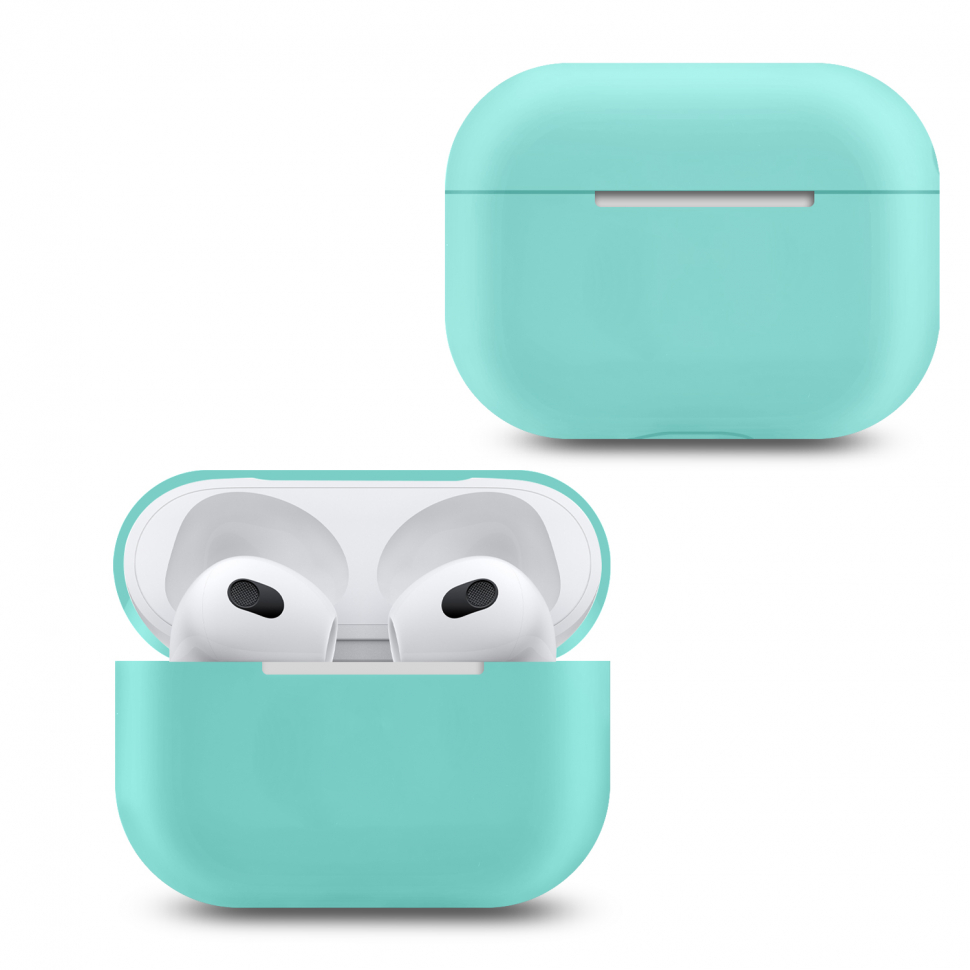Чехол Airpods 3 Silicone sky blue PL