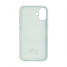 Чехол iPhone 16 Plus Silicon Case  Aquamarine (MagSafe + анимация NFC) c LOGO
