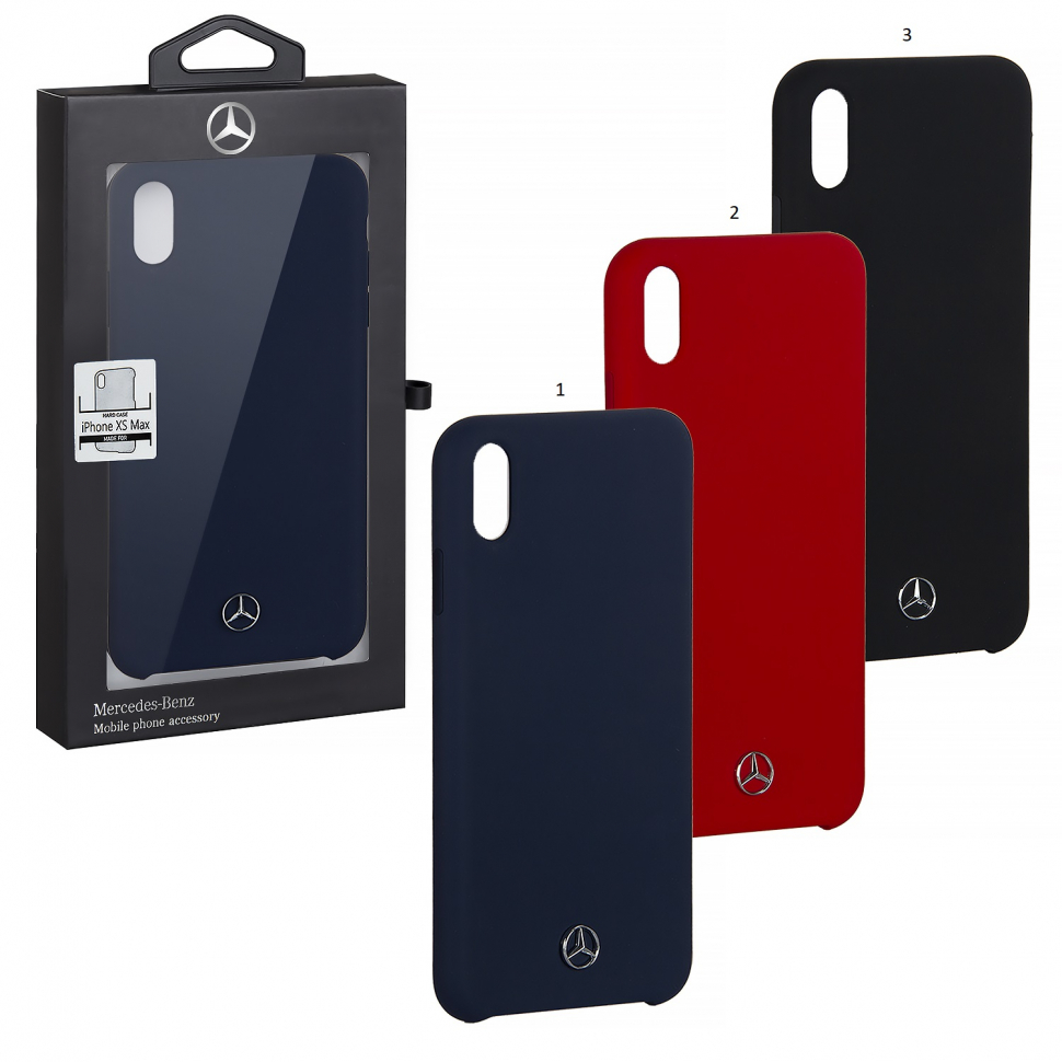 Чехол iPhone XS MAX Mercedes-Benz Silicone Case