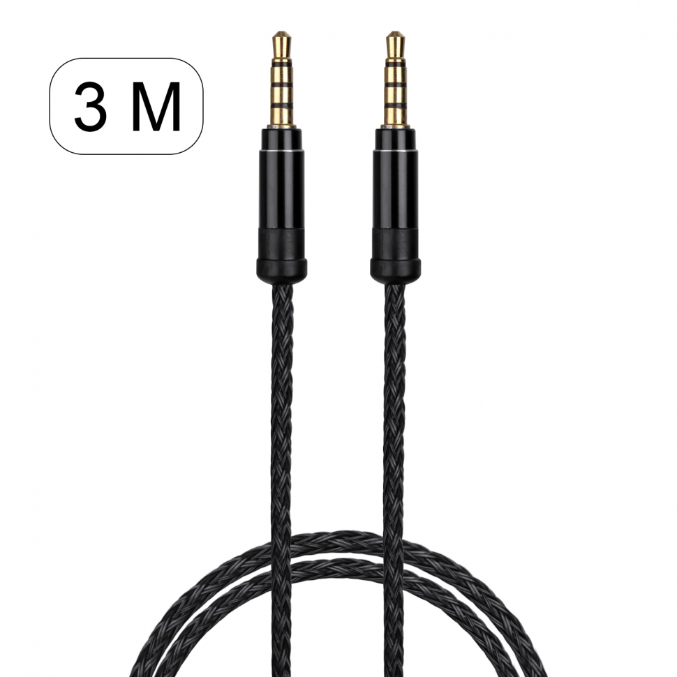 *Кабель AUX 3м 3,5 на 3,5 JD-193