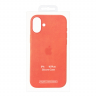 Чехол iPhone 16 Plus Silicon Case  Tangerine (MagSafe + анимация NFC) c LOGO