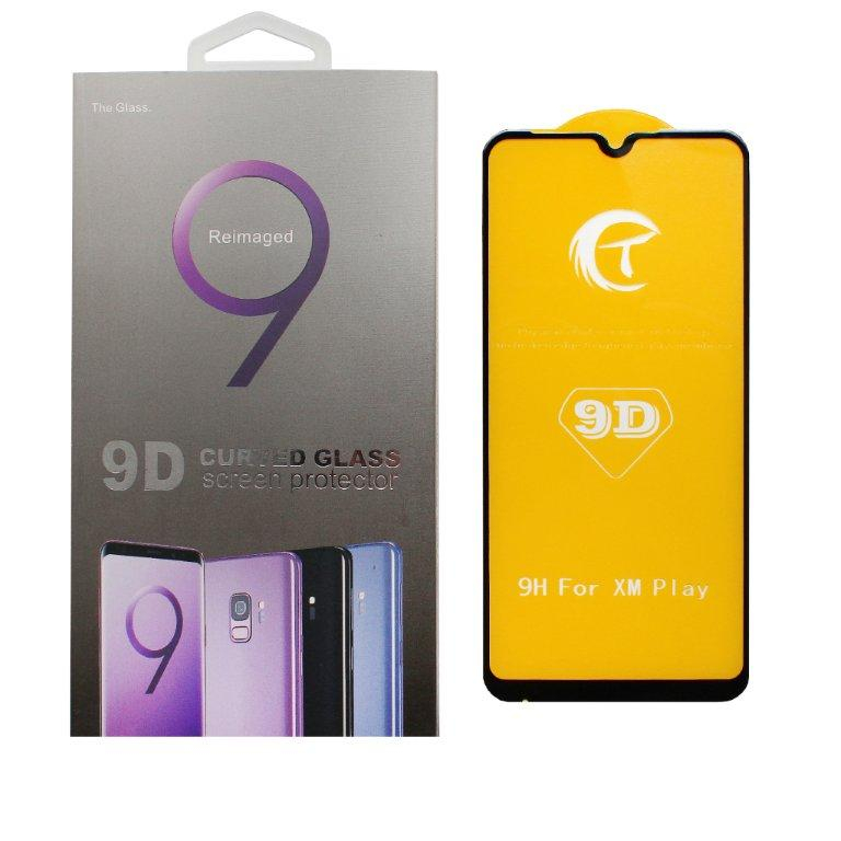 Защитное стекло Xiaomi Mi Play 9D черные