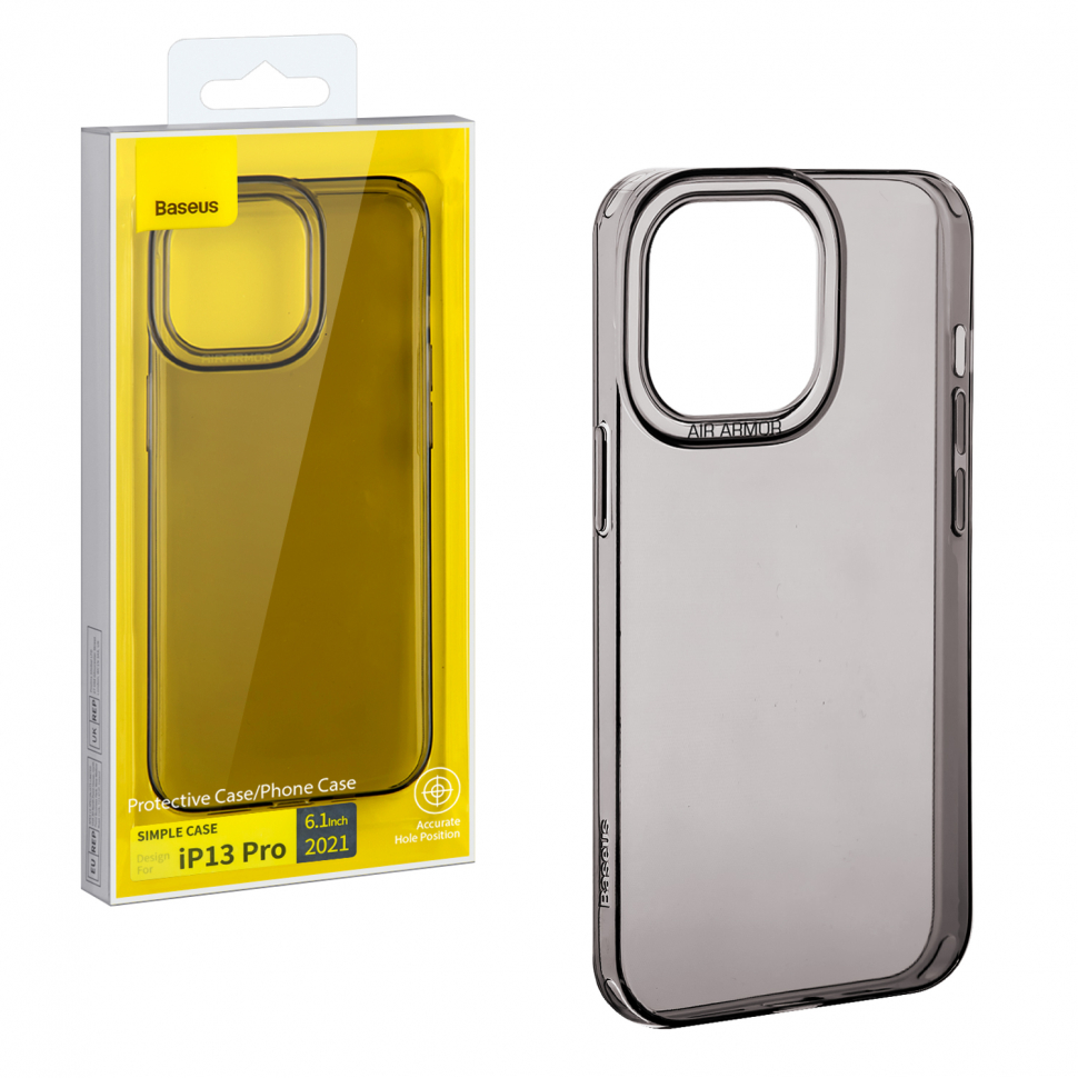 Чехол iPhone 13 Pro (6.1) Simple Case Baseus черный