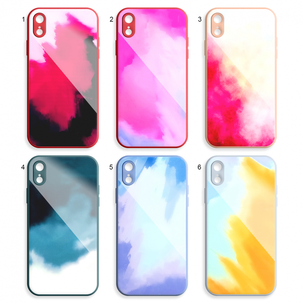 Чехол iPhone XR краски