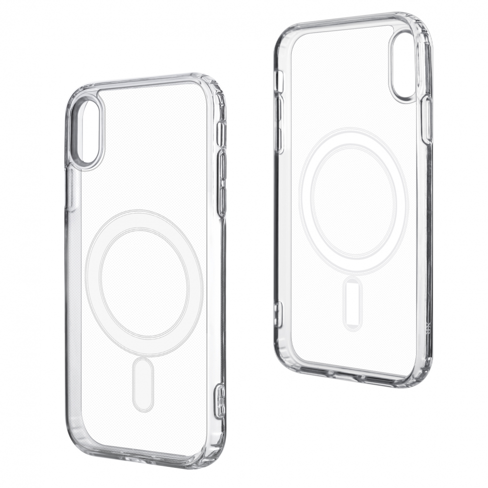 Чехол iPhone X/XS Clear Case (MagSafe) в пакетике