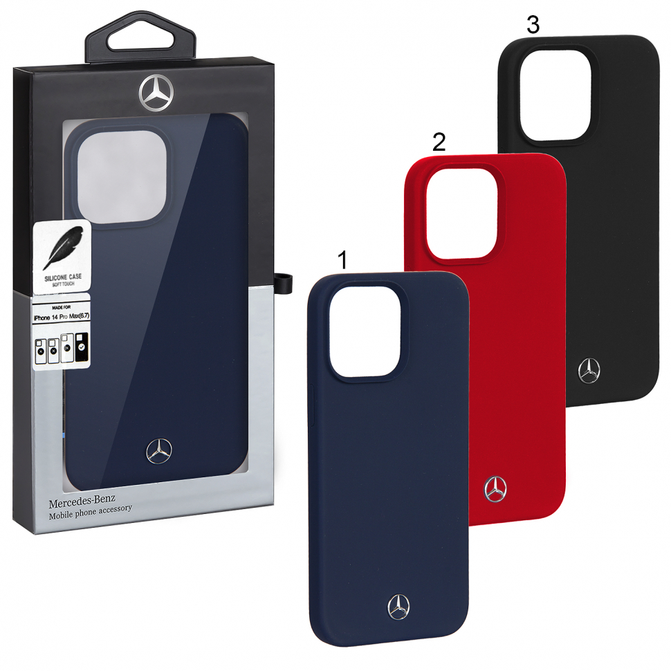 Чехол iPhone 14 Pro Max Benz silicone
