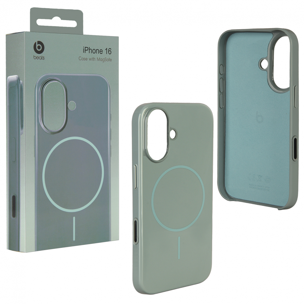 Чехол Beats iPhone 16 (MagSafe) Riptide Blue