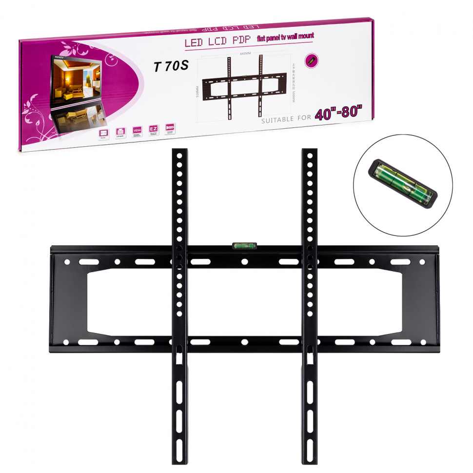 *Держатель для TV 40"-80" T70S (10шт/кор)